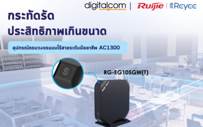 Reyee EG105GW(T) เราท์เตอร์ไร้สายแบบ All-in-One กระทัดรัด ประสิทธิภาพเกินขนาด
