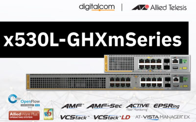 Allied Telesis Network Switch รุ่น x530L-GHXm Series stackable multi-Gigabit