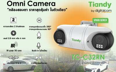 TC-C32RN กล้องสองตา ราคาสุดคุ้มค่าในตัวเดียว รุ่นใหม่ Omni Camera จาก Tiandy