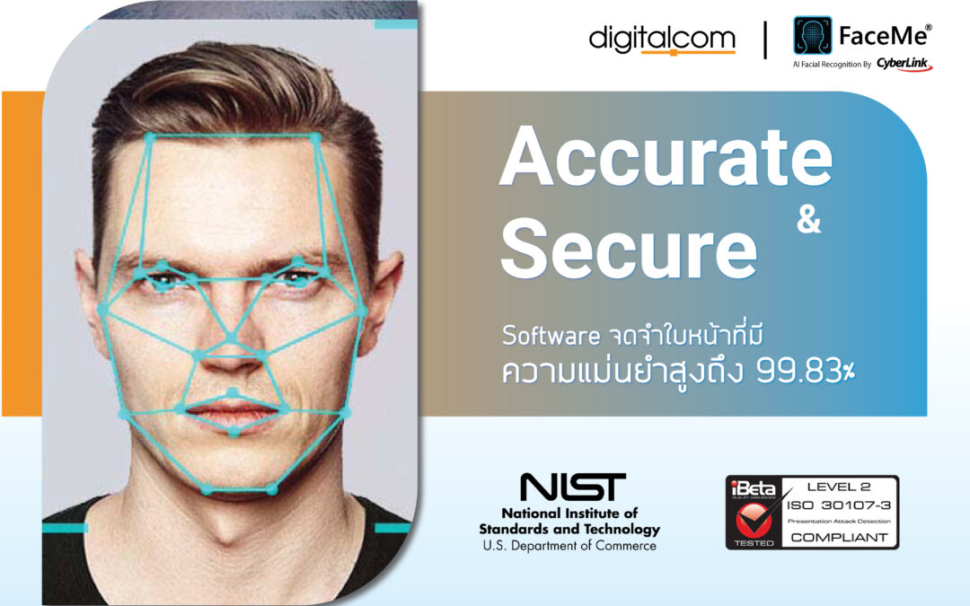 Cyberlink FaceMe เทคโนโลยีจดจำใบหน้า ที่แม่นยำถึง 99.83%