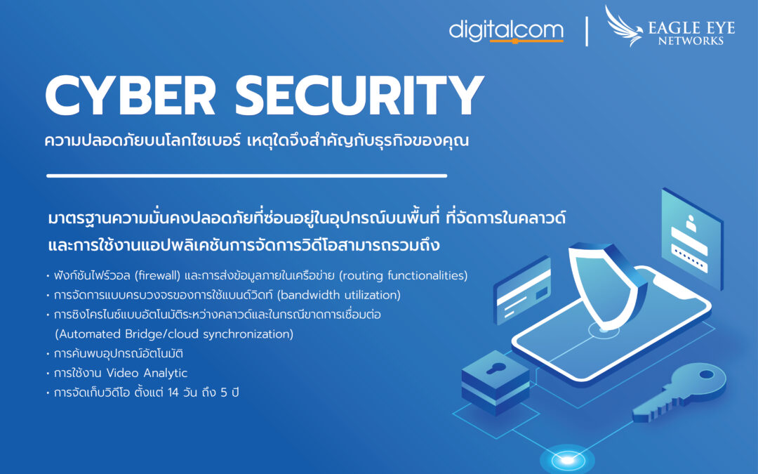 ความปลอดภัยบนโลกไซเบอร์ เหตุใดจึงสำคัญกับธุรกิจของคุณ ?