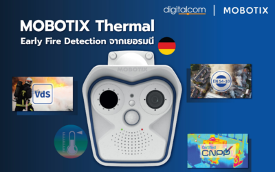 ร้อนนี้ รู้ทันทุกเหตุการณ์ ด้วยกล้องวงจรปิดตรวจจับไฟ Mobotix Thermal