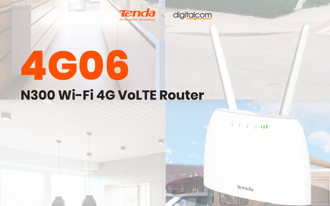ทำไมต้องเลือก Tenda 4G06? Wi-Fi 4G VoLTE Router