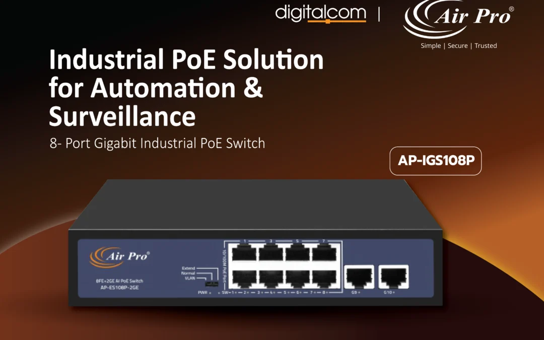 AP-IGS108P 8-Port Gigabit Industrial PoE Switch