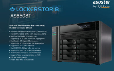 Lockerstor 8 AS6508T NAS สายโหดที่ครบเครื่องที่สุด!