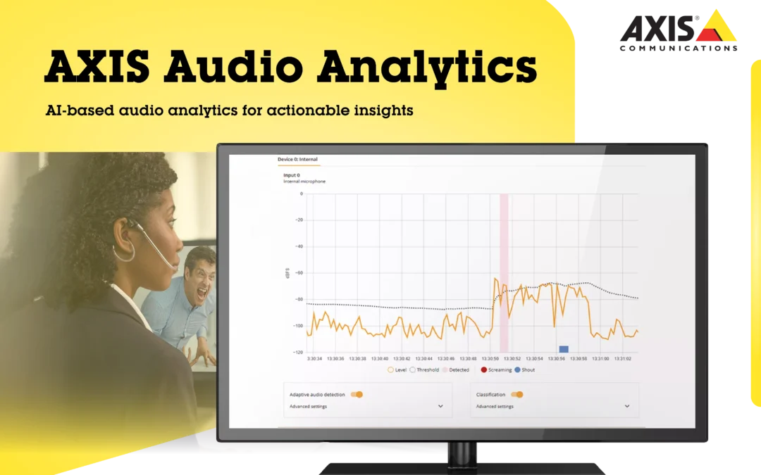 AXIS Audio Analytics AI-based Audio Analytics for Actionable Insights