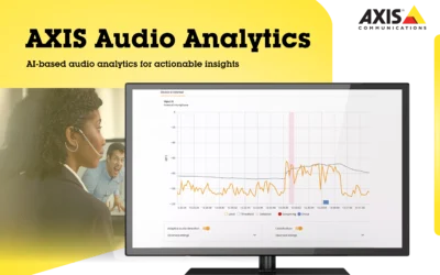 AXIS Audio Analytics AI-based Audio Analytics for Actionable Insights