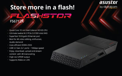 Store More in a Flash! | Flashstor 12 Pro FS6712X