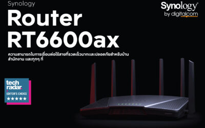 Synology Router RT6600ax  เร็ว ปลอดภัย ครอบคลุมทุกพื้นที่
