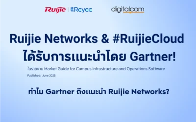 Ruijie Networks และ #RuijieCloud ได้รับการแนะนำโดย Gartner!